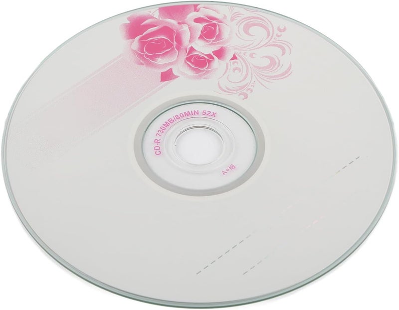 Tangxi أقراص CD فارغة، سرعة 52X سعة 730MB قرص قابل للتسجيل أقراص CD فارغة لتخزين الصور الرقمية بيانات الموسيقى، سرعة تسجيل 2 دقيقة، متوافق مع iOS، 175 أغنية 225 صورة (50 قطعة) - Image 4